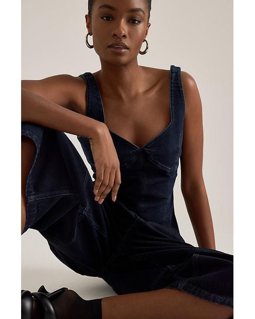 ALIGNE Blue Storm Denim Top