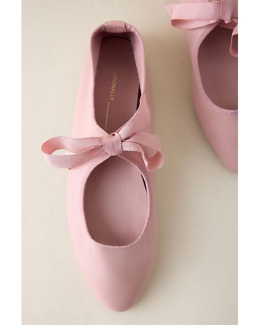 INTENTIONALLY ______ Pink Valley Ballet Flats