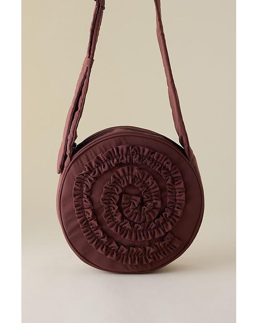 Damson Madder Brown Rae Circle Swirl Bag