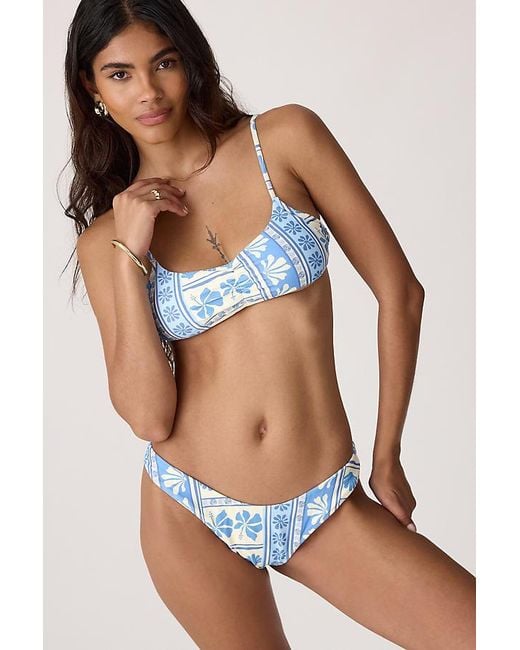 Rhythm Blue Bayside High-Leg Bikini Bottoms
