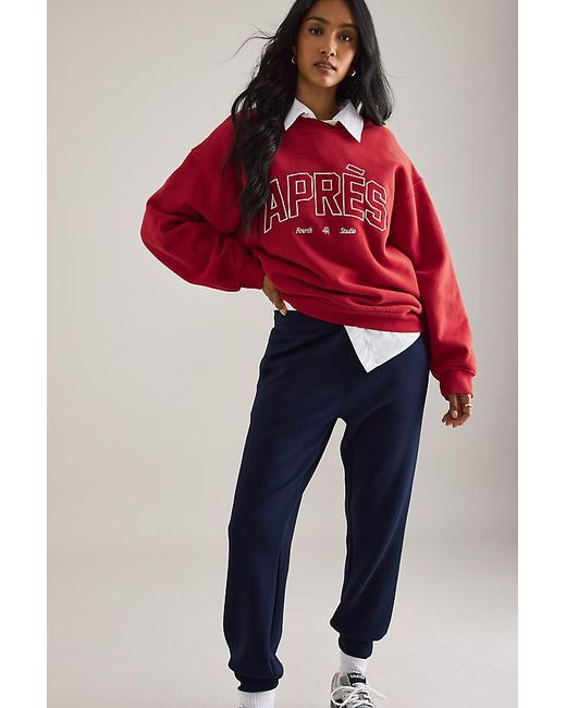 Varley Blue Slim Cuffed Joggers