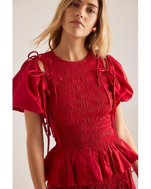 Damson Madder Red Becca Multiway Blouse
