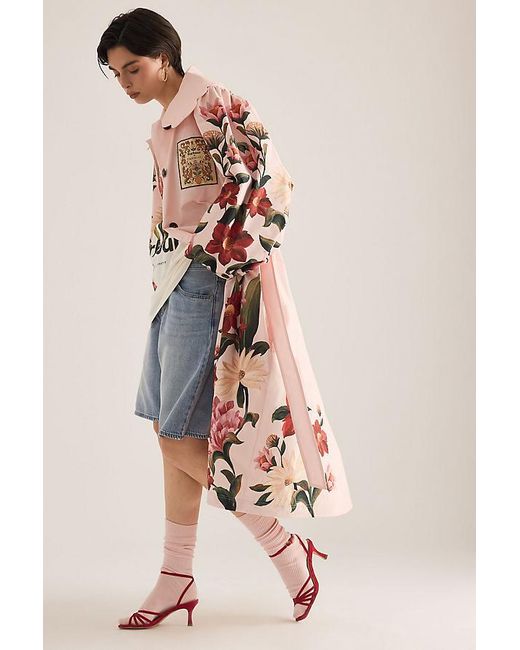 BARBOUR X FARM RIO Natural Bromelia Duster Coat