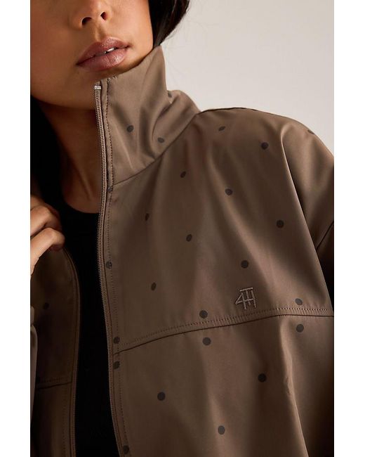 4th & Reckless Brown Haven Polka Dot Jacket