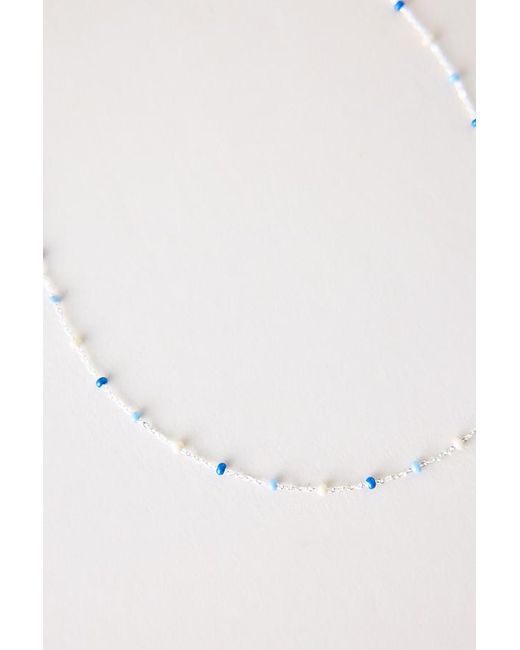 Enamel Copenhagen Blue Lola Enamel Beaded Necklace