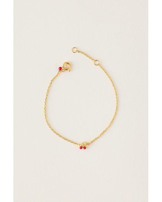 Enamel Copenhagen White Cherry Bracelet