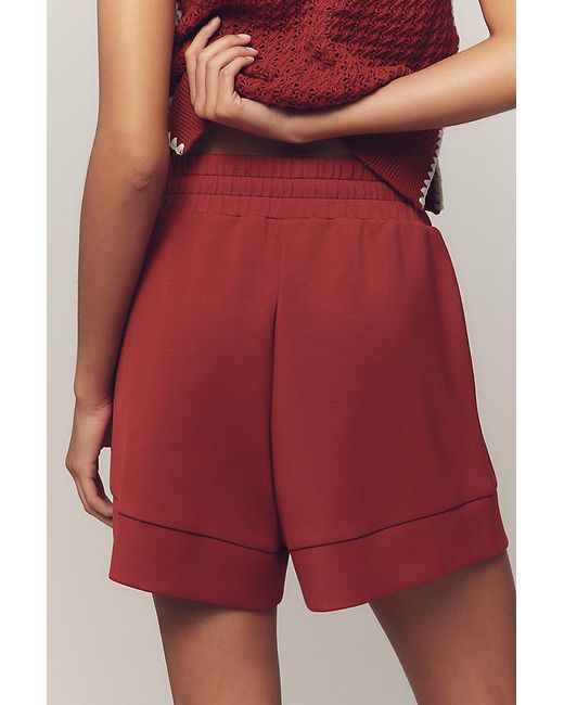 Varley Red Atrium High-Rise Shorts