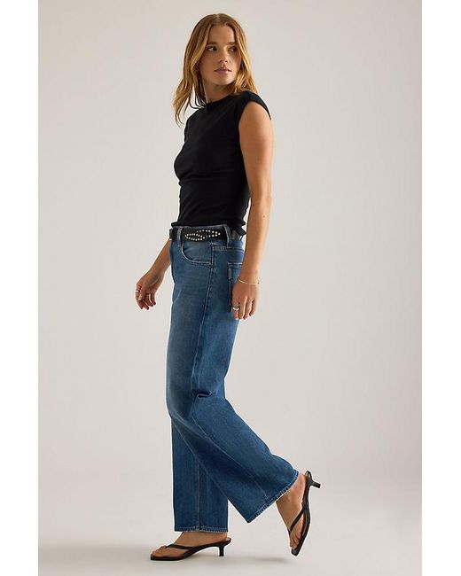 PAIGE Blue Ariella Ankle Barrel Jeans