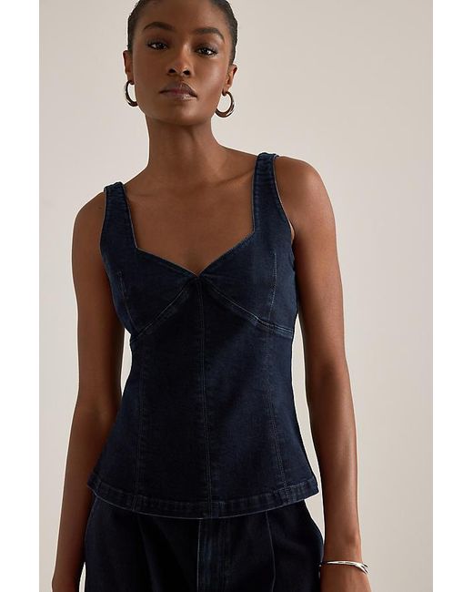 ALIGNE Blue Storm Denim Top