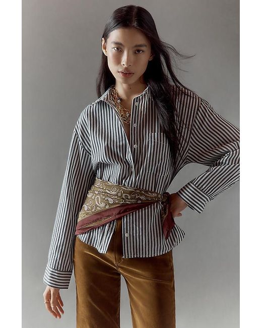 Maeve Gray The Shrunken Bennet Buttondown Shirt By