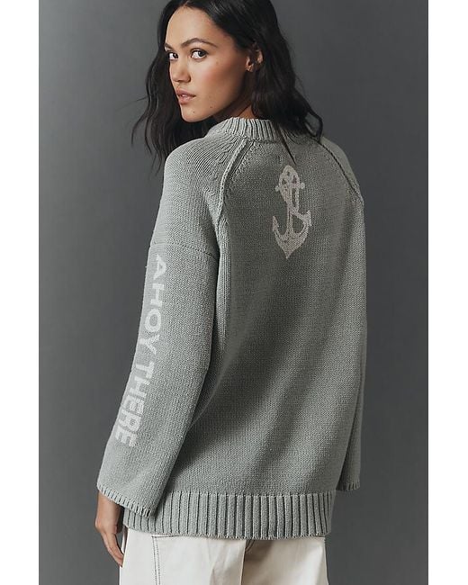 Pilcro Orange Graphic Printed Crew-Neck Jumper