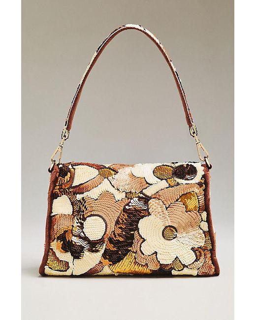 Maeve Brown Audra Beaded Shoulder Bag