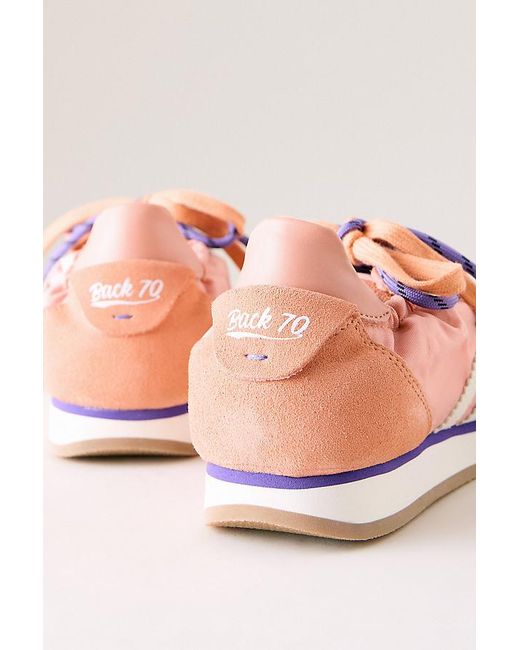 Back 70 Pink Rocket Nylon Trainers