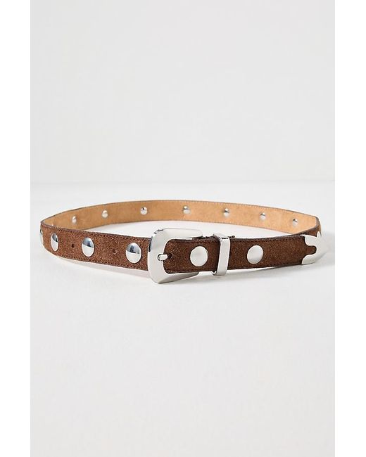By Anthropologie Blue Studded Western Belt
