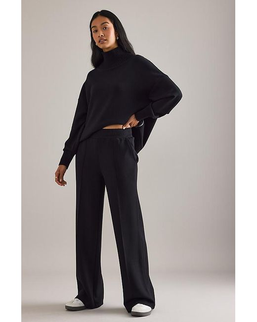 Varley Blue Barker High-Neck Sweatshirt
