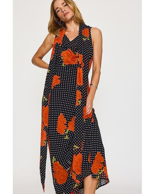 Never Fully Dressed Black Poppy Sophie Maxi Dress