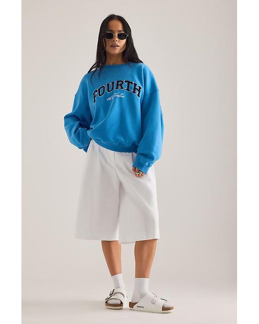 4th & Reckless Blue Leon Oversized Sweatshirt