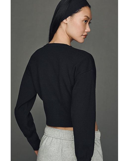 Daily Practice Black Everyday Crew-Neck Cardigan