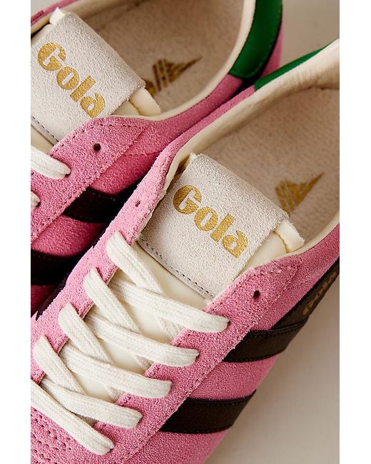 Gola Pink Elan Suede Trainers