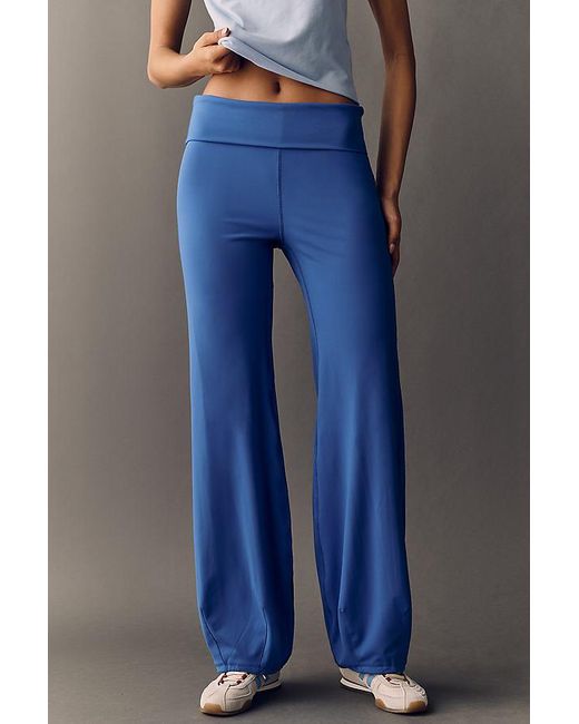 Daily Practice Blue Waypoint Foldover Bubble Trousers