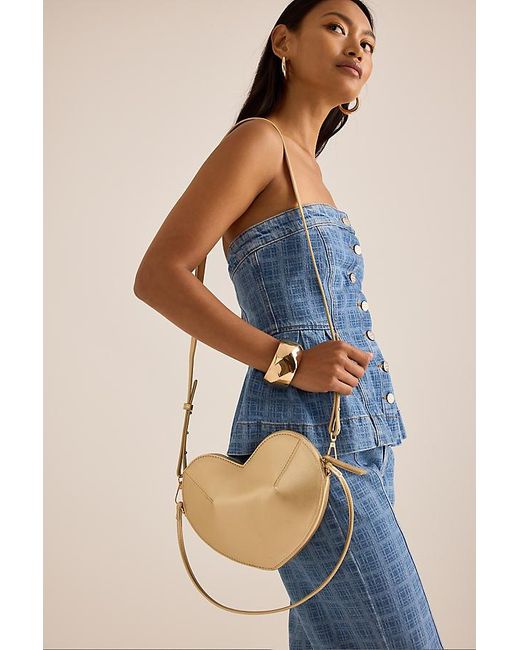By Anthropologie Blue The Heart Bag