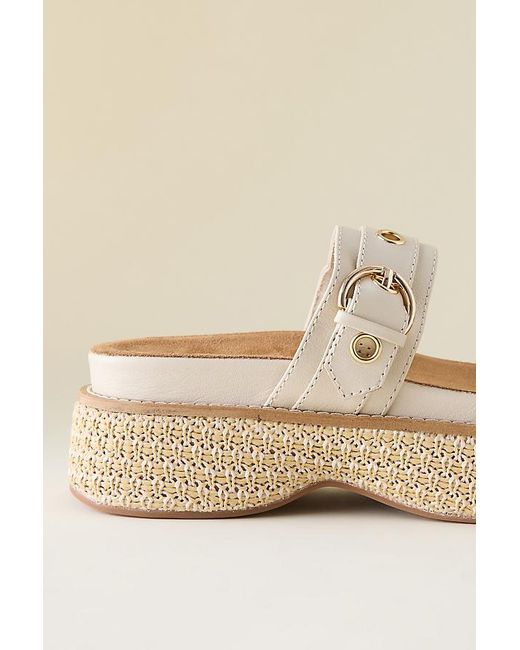 Kelsi Dagger Brooklyn Natural Penny Platform Sandals