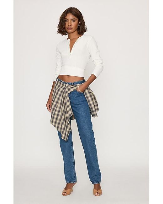 Levi's Blue 501 Original Straight Jeans