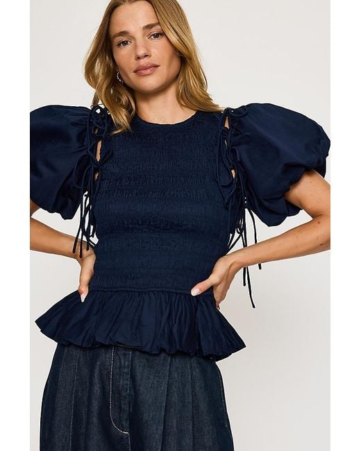 Damson Madder Blue Becca Multiway Blouse