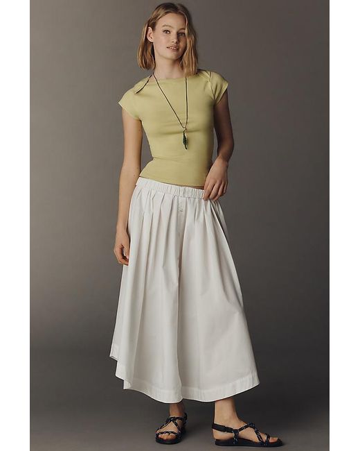 Maeve Green The Provence Cap-Sleeve T-Shirt