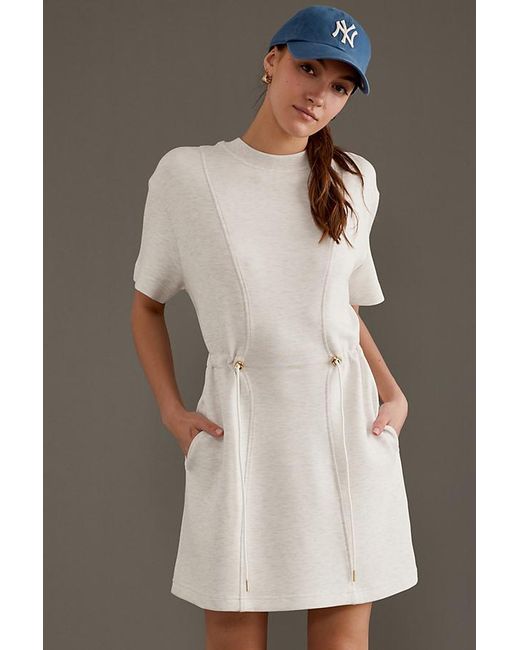 Varley White Maple Short-sleeve T-shirt Dress