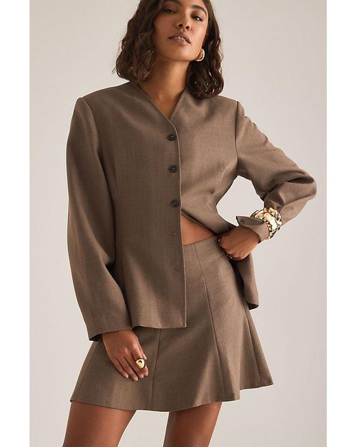 SELECTED Natural Louise Fitted Blazer