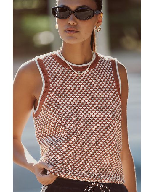 Varley Gray Jenson Knit Tank Top