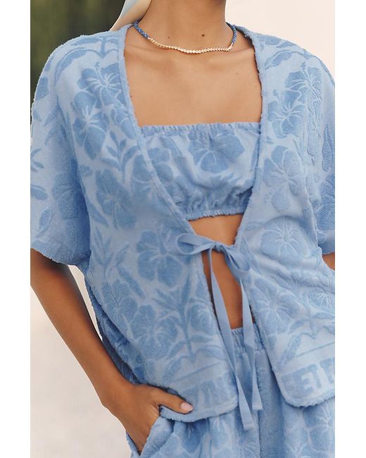 Celandine Blue Terry Jacket