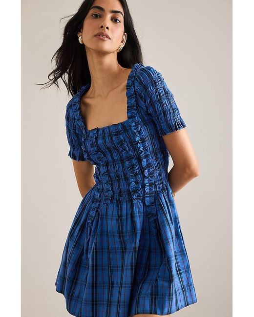 classy mini dress with sleeves Romance Dreamer Puff Sleeves Mini Dress