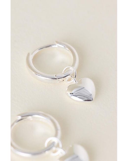 Enamel Copenhagen Natural Amore Huggie Hoop Earrings