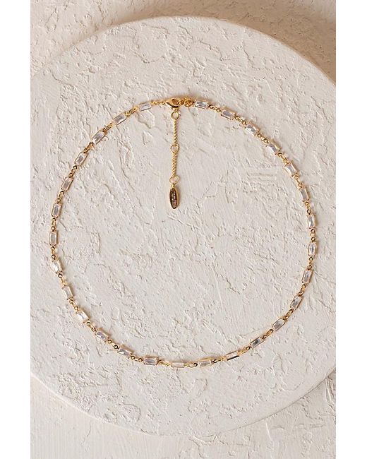 anthropologie crystal necklace