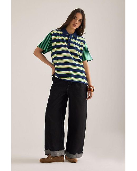 Damson Madder Green Zia Rugby Shirt
