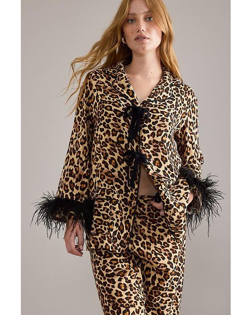 Sleeper Natural Bow Long Pyjama Set