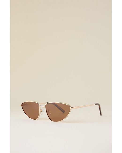 By Anthropologie Natural Triangle Cat-Eye Sunglasses