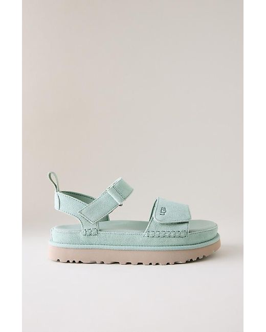 Ugg Green Goldenstar Suede Strap Sandals