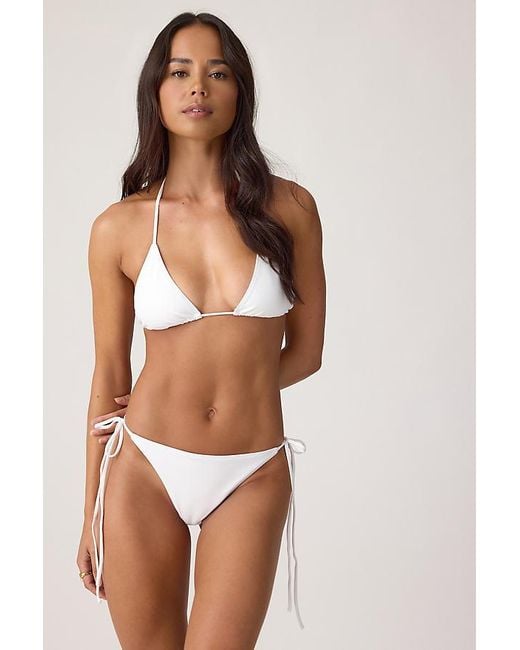 Faithfull The Brand Brown Leo Tie-Side Bikini Bottoms