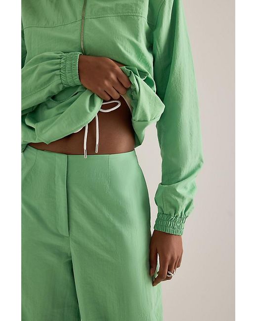 ALIGNE Green Gale Tracksuit Barrel Trousers
