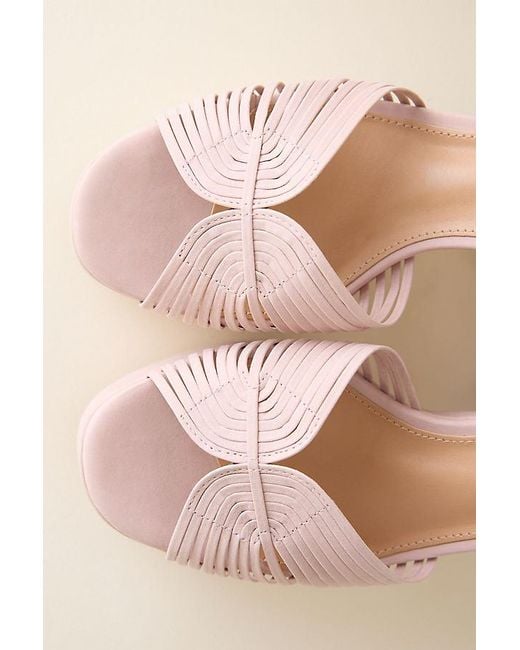 Maeve Pink Platform Heels