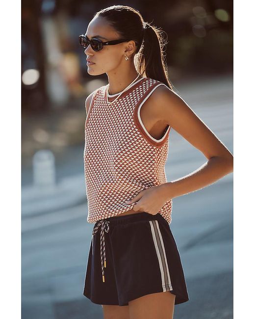 Varley Gray Jenson Knit Tank Top