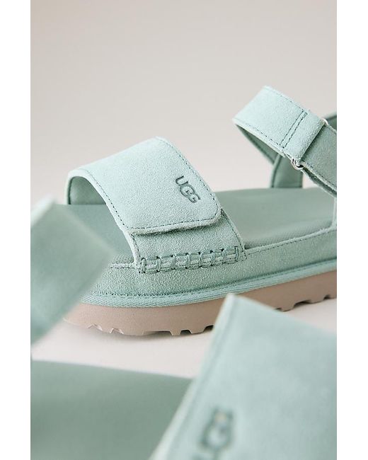Ugg Green Goldenstar Suede Strap Sandals