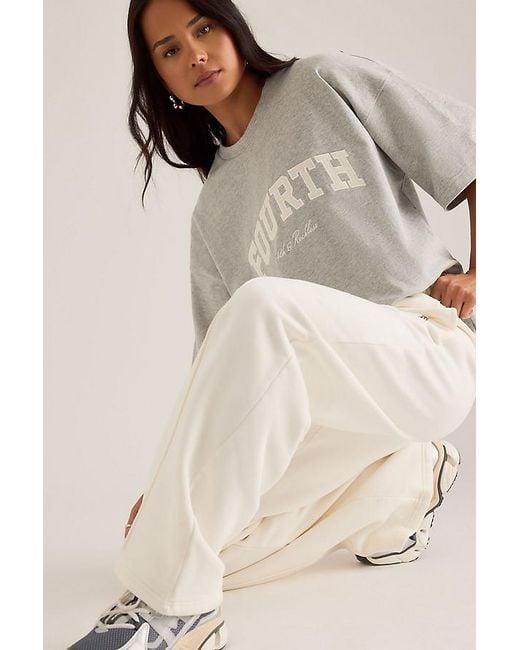 4th & Reckless Gray Elowen Oversized T-Shirt