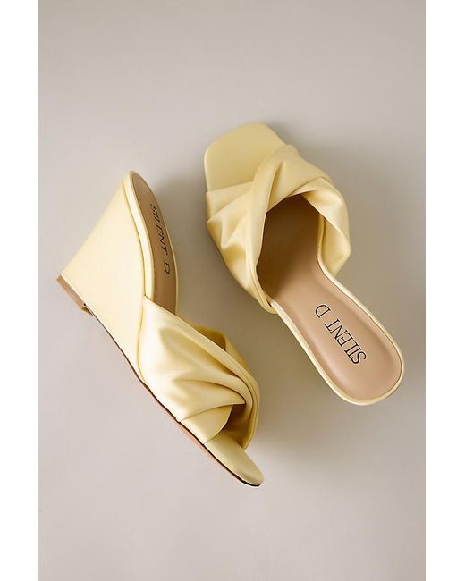 Silent D Pink Katia Wedge Heels