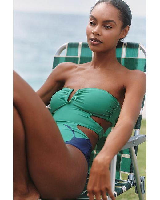 Celandine Multicolor Eliana Cut-Out One-Piece Swimsuit