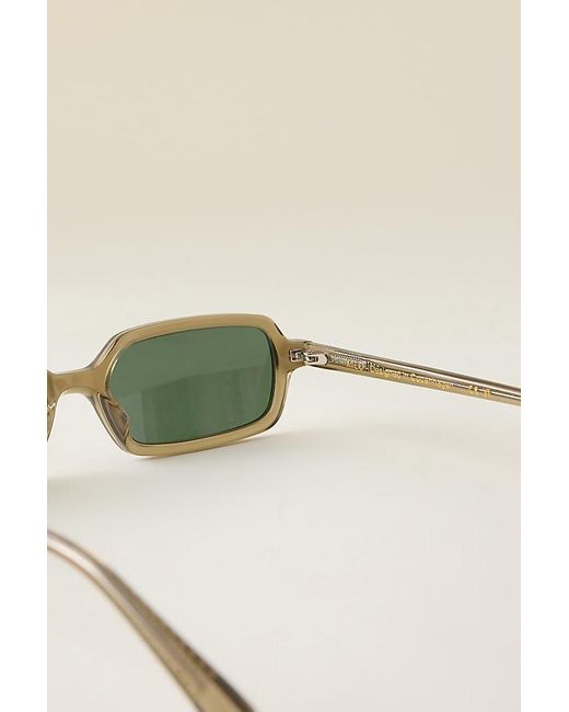 Messyweekend Green Ivy Oval Sunglasses