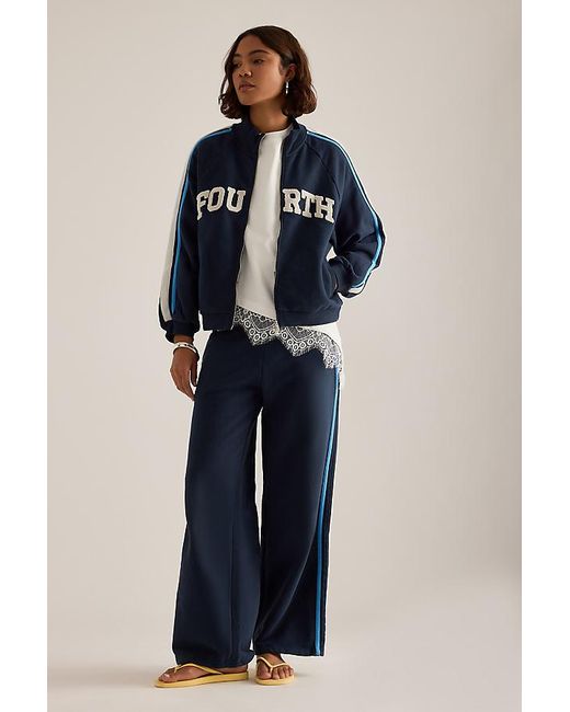 4th & Reckless Blue Taylor Bomber Jacket